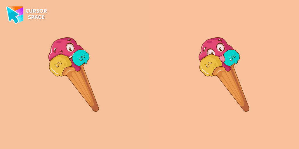 Corn Ice Cream cursor cursor pack